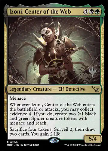 Izoni, Center of the Web - mkm Spoiler