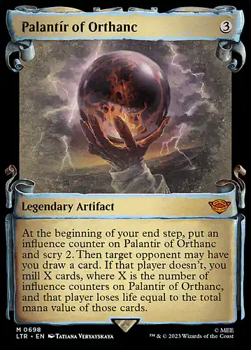 Palantír of Orthanc - ltr Spoiler