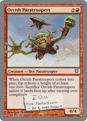 Orcish Paratroopers - unh Spoiler