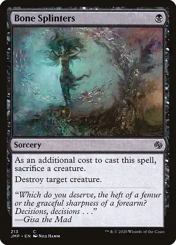 Bone Splinters - jmp Spoiler