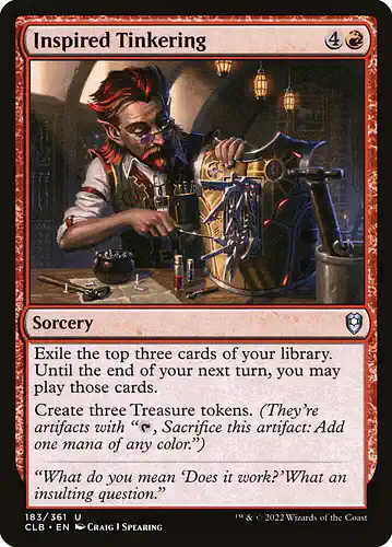 Inspired Tinkering - clb Spoiler