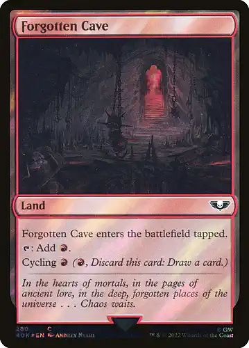 Forgotten Cave - 40k Spoiler