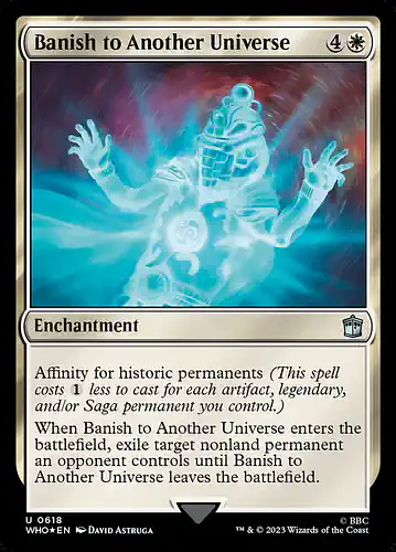 Banish to Another Universe - who Spoiler