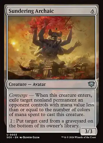 Sundering Archaic - sos Spoiler