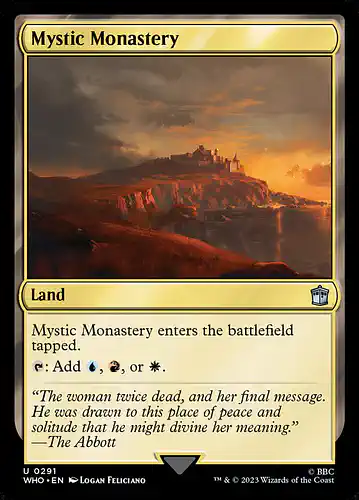 Mystic Monastery - who Spoiler
