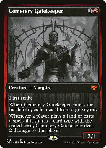 Cemetery Gatekeeper - dbl Spoiler