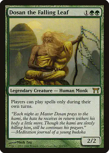 Dosan the Falling Leaf - chk Spoiler