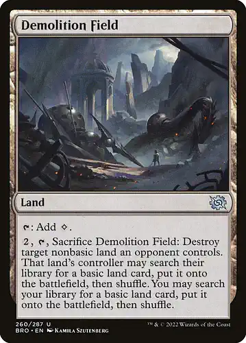 Demolition Field - bro Spoiler