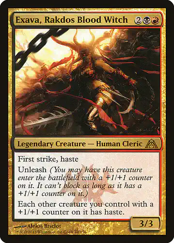 Exava, Rakdos Blood Witch - dgm Spoiler