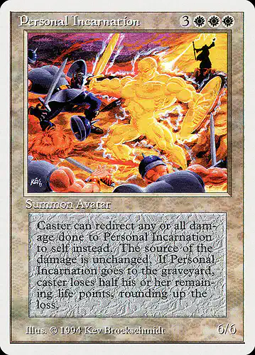 Personal Incarnation - sum Spoiler