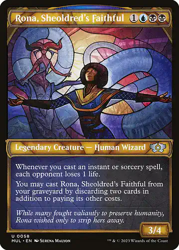 Rona, Sheoldred's Faithful - mul Spoiler