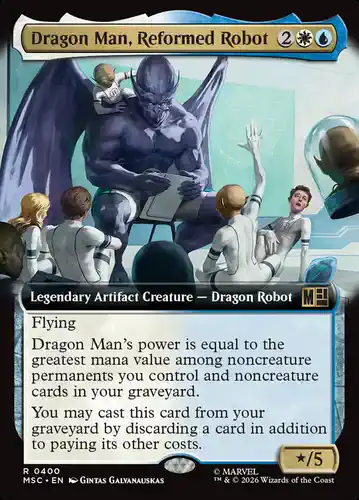 Dragon Man, Reformed Robot - msc Spoiler