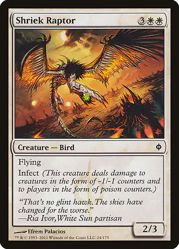 Shriek Raptor - nph Spoiler