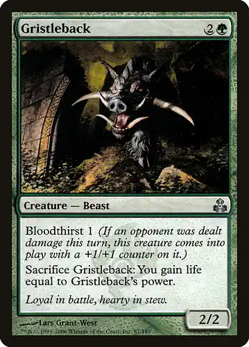 Gristleback - gpt Spoiler
