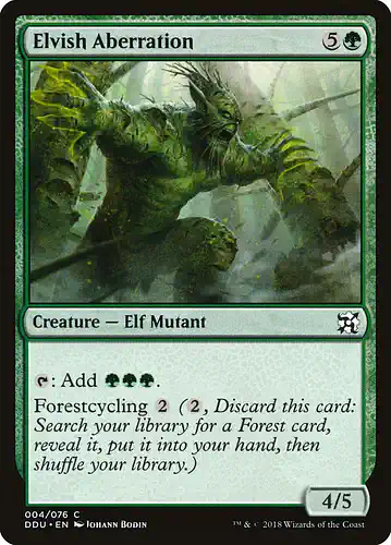 Elvish Aberration - ddu Spoiler