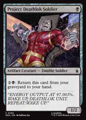 Project Deathlok Soldier - msh Spoiler