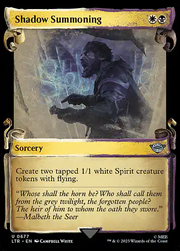 Shadow Summoning - ltr Spoiler
