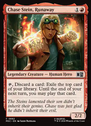 Chase Stein, Runaway - msc Spoiler