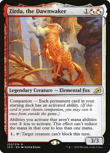 Zirda, the Dawnwaker - iko Spoiler
