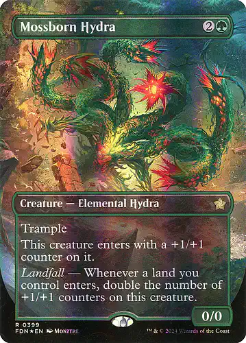 Mossborn Hydra - fdn Spoiler