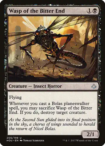 Wasp of the Bitter End - hou Spoiler