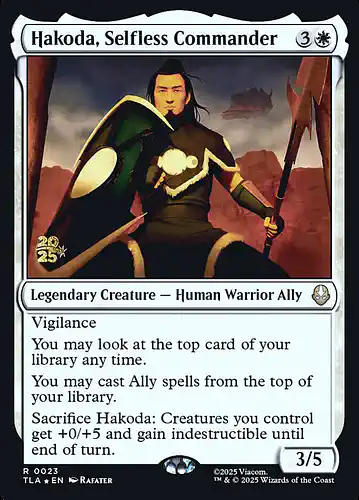 Hakoda, Selfless Commander - tla Spoiler