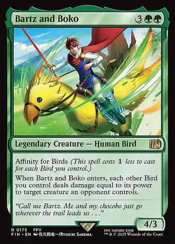 Bartz and Boko - fin Spoiler