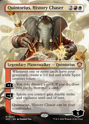 Quintorius, History Chaser - soc Spoiler