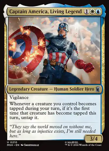 Captain America, Living Legend - msh Spoiler