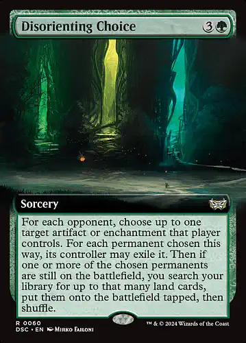 Disorienting Choice - dsc Spoiler