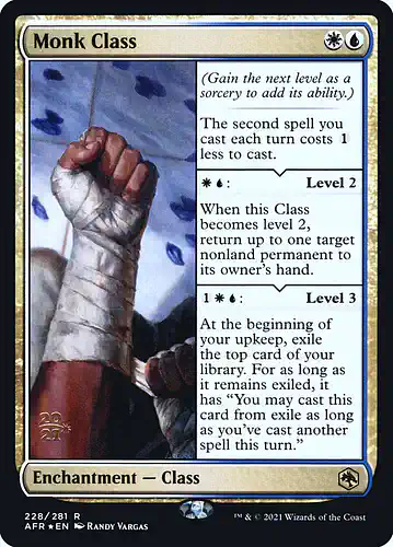 Monk Class - afr Spoiler