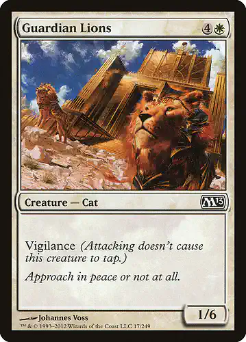 Guardian Lions - m13 Spoiler