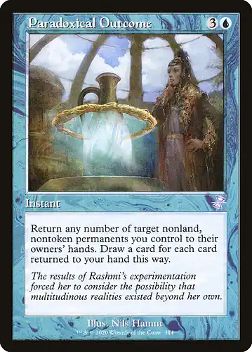 Paradoxical Outcome - tsr Spoiler
