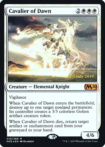 Cavalier of Dawn - m20 Spoiler