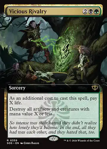 Vicious Rivalry - sos Spoiler