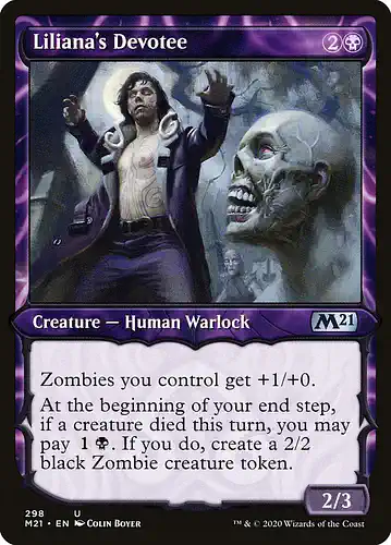 Liliana's Devotee - m21 Spoiler