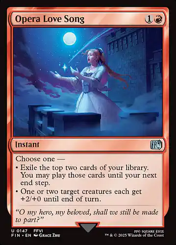 Opera Love Song - fin Spoiler