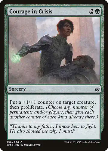 Courage in Crisis - war Spoiler