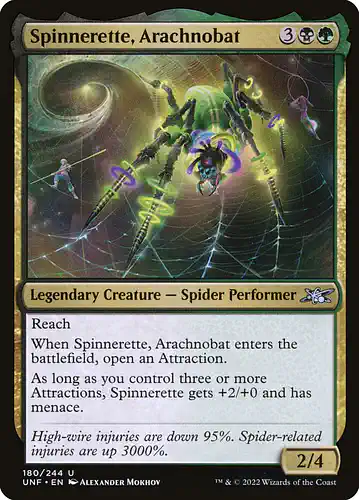 Spinnerette, Arachnobat - unf Spoiler