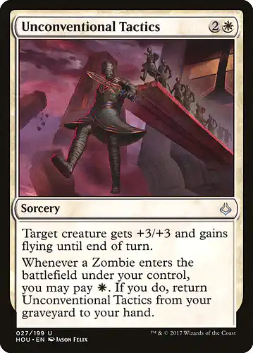 Unconventional Tactics - hou Spoiler