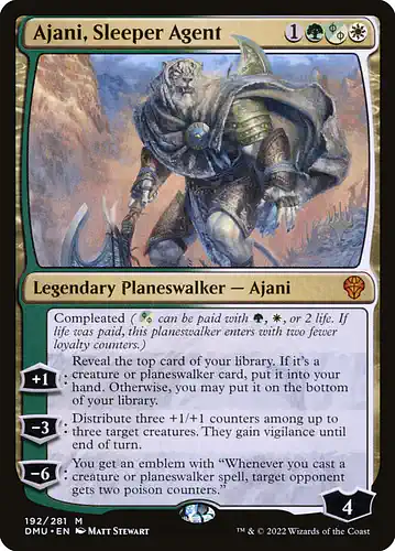 Ajani, Sleeper Agent - dmu Spoiler