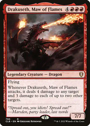 Drakuseth, Maw of Flames - clb Spoiler