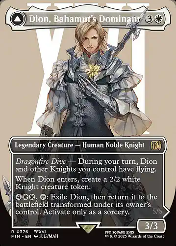 Dion, Bahamut's Dominant - fin Spoiler