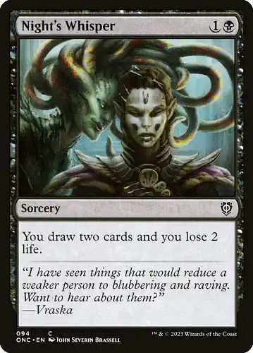 Night's Whisper - onc Spoiler