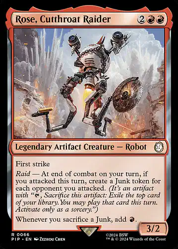 Rose, Cutthroat Raider - pip Spoiler