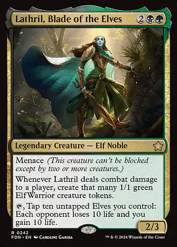 Lathril, Blade of the Elves - fdn Spoiler