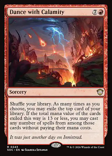 Dance with Calamity - soc Spoiler