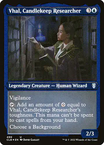 Vhal, Candlekeep Researcher - clb Spoiler