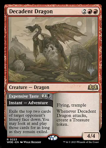Decadent Dragon - woe Spoiler