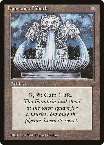 Fountain of Youth - drk Spoiler